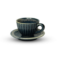 Cup & Saucer - Prussian Blue - (Set of 2)