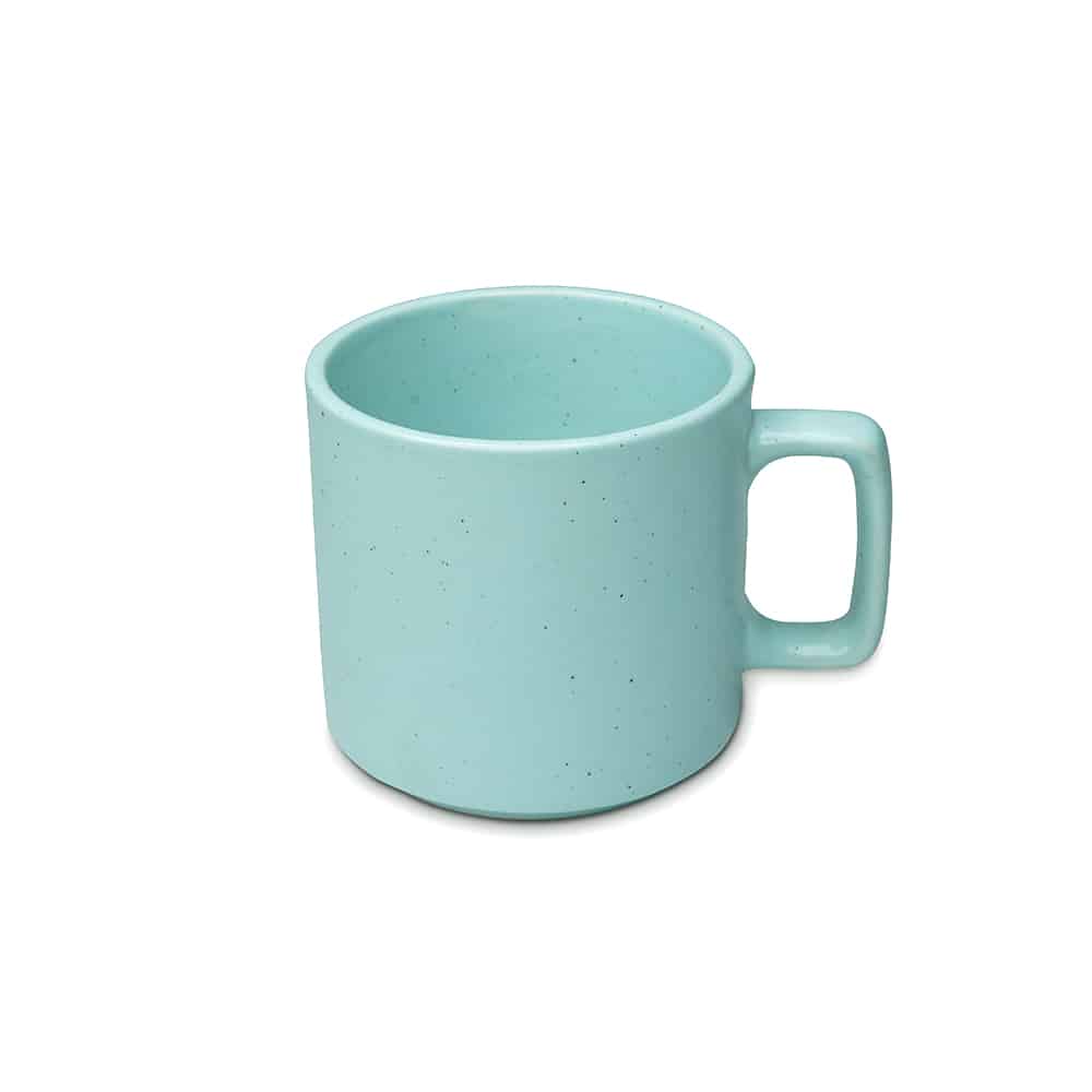Yellow Marigold Shibui Coffee Mug – Pastel Green Set of 4, handcrafted ceramic mugs in soft green glaze for stylish coffee moments.