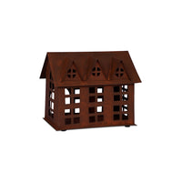 Metal 3-Door House | Rustick Brown