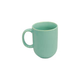 Yellow Marigold Coupe Mug Sky Blue 300 ml – Desert Sky Collection, handcrafted fine porcelain in soft sky-blue glaze.