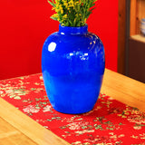 Yellow Marigold Aura metal vase — durable reusable metal vase for sustainable home décor