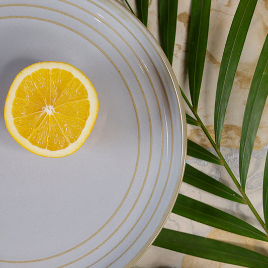 Dinner Plate 10.5 inch - Powder Blue - Vintage Paris