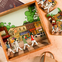 Square Coasters - Echoes of Dehradun - Ashley Hall
