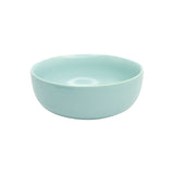 Yellow Marigold Serving Bowl – Desert Sky set of 2, handcrafted fine porcelain 600 ml each in soft sand-yellow and sky-blue glaze for modern tableware.