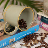 Yellow Marigold handmade Hot Chocolate Mug – artisan-crafted ceramic mug with hand-glazed finish and smooth natural texture.