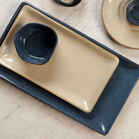 Sweet Bowl / Katori, Night Blue - Warp (Set of 4)