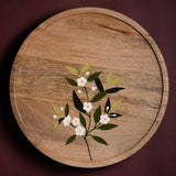 Lazy Susan - Handpainted Tea Tree Flower I Wood