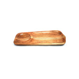 Yellow Marigold eco-friendly Masai Mezze Platter – sustainable handcrafted wooden platter made for long-lasting, reusable dining.