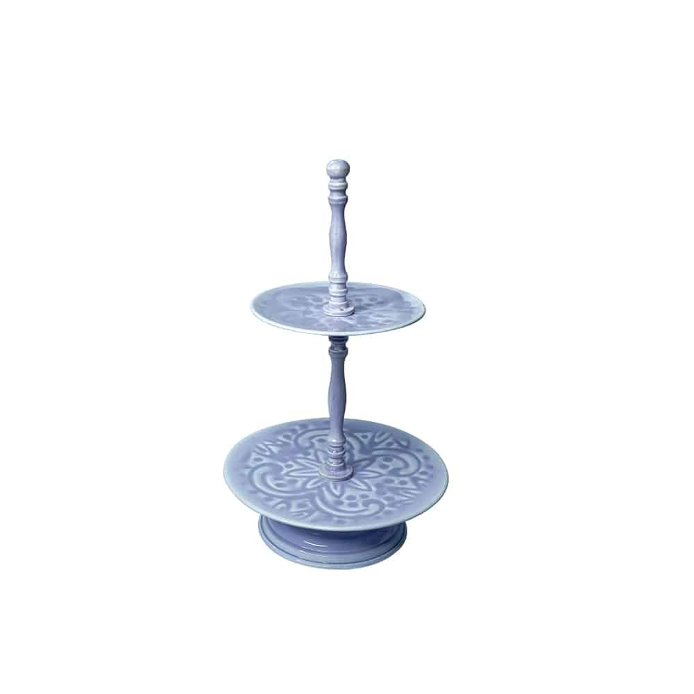 Yellow Marigold Metal 2-Tier (Small), showcasing expert craftsmanship and quality metal finishing for lasting durability.