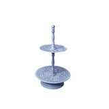 Yellow Marigold Metal 2-Tier (Small), showcasing expert craftsmanship and quality metal finishing for lasting durability.