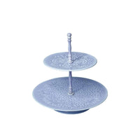 Metal 2-Tier Stand | Yellow Marigold – Lavender