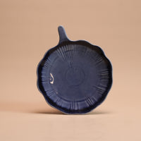 Lotus Leaf Handle Platter | Mist | Porcelain