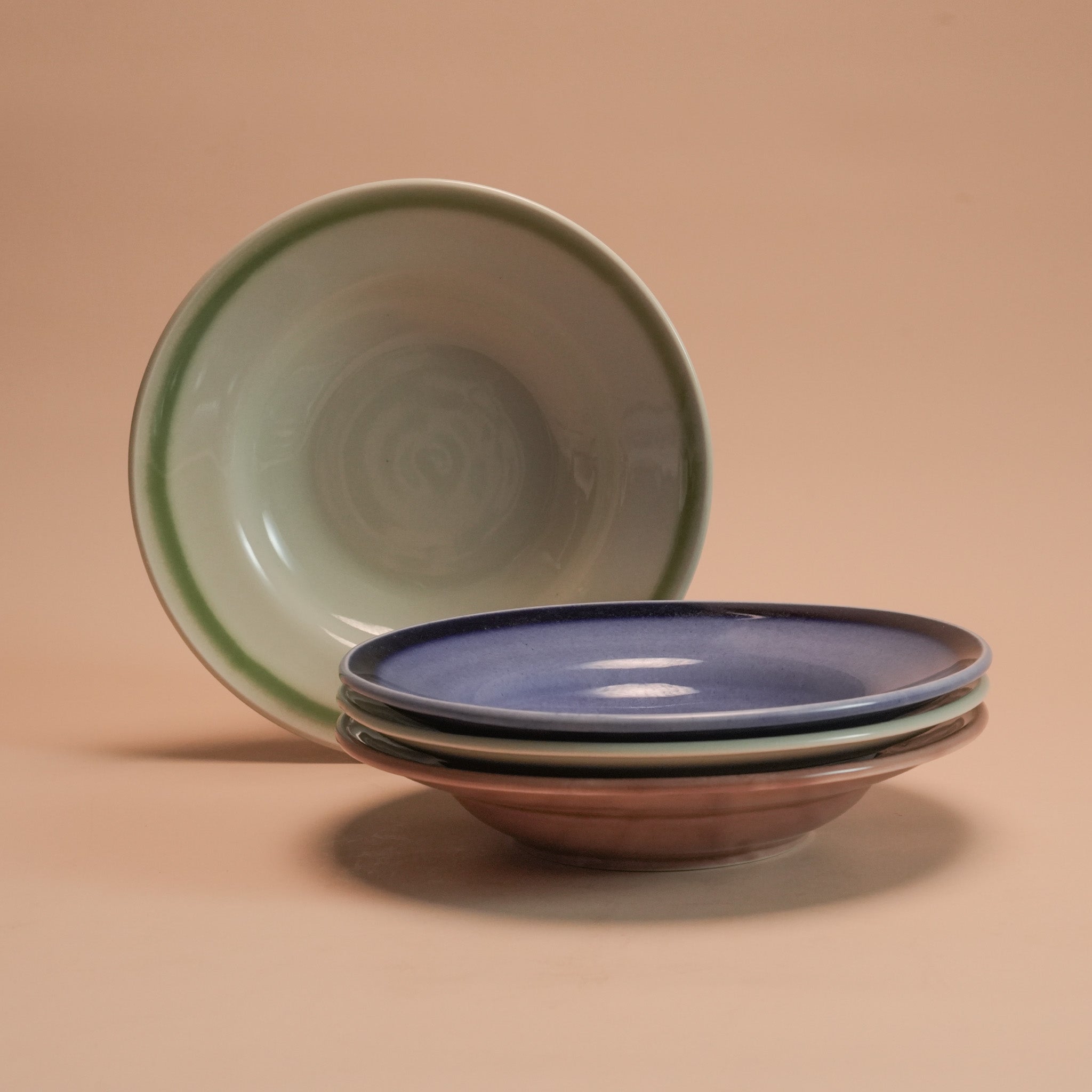 Pasta Plate | Mist | Porcelain
