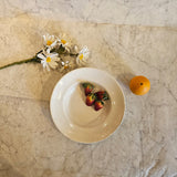 Pasta Plate 11″ – Cotton White (Vintage Paris)