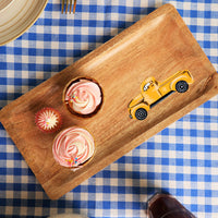 Wagon Platter – Hand-painted Mango Wood