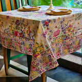 Eternal Rose - White - Cotton Table Cover
