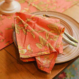 Sweet Pea - Coral - Table Napkins – Set of 6