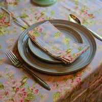 Apple Blossom - Periwinkle - Cotton Napkins – Set of 6