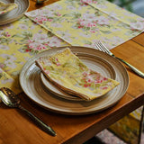 Apple Blossom - Yellow - Napkins – Set of 6