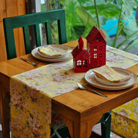 Apple Blossom - Yellow - Table Runner