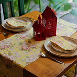 Apple Blossom - Yellow - Table Runner