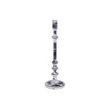 The Yellow Marigold Stick Candle Holder is a hand-forged metal piece showcasing authentic craftsmanship and fine detailing.