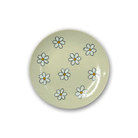 Daisy Dreams Dessert Plates - Set of 4 | Mint Grey