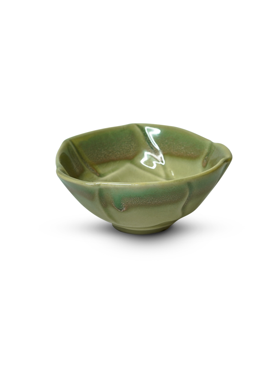 Yellow Marigold Oyster Rocky Bowl set of 2 – handcrafted ceramic textured bowls inspired by sea‑rock form