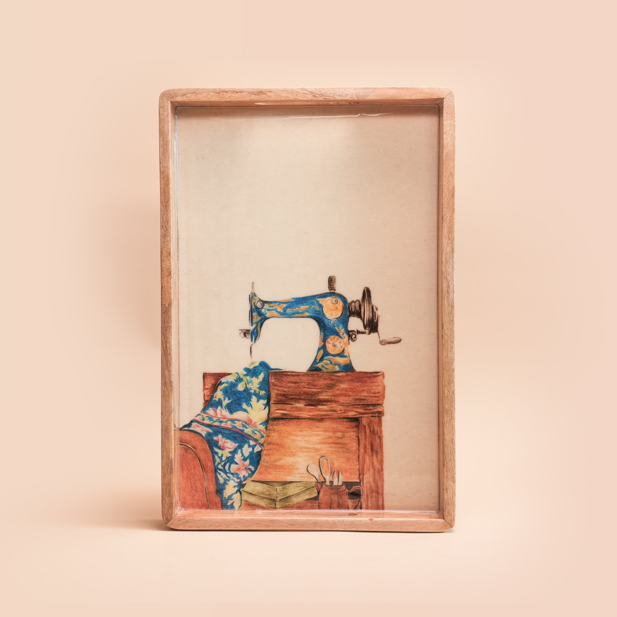 Rectangle Tray - Timeless Threads  | Wood