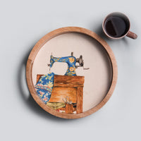 Round Tray - Timeless Threads I Wood