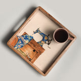 Square Tray - Timeless Threads | Wood