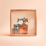 Square Tray - Timeless Threads | Wood